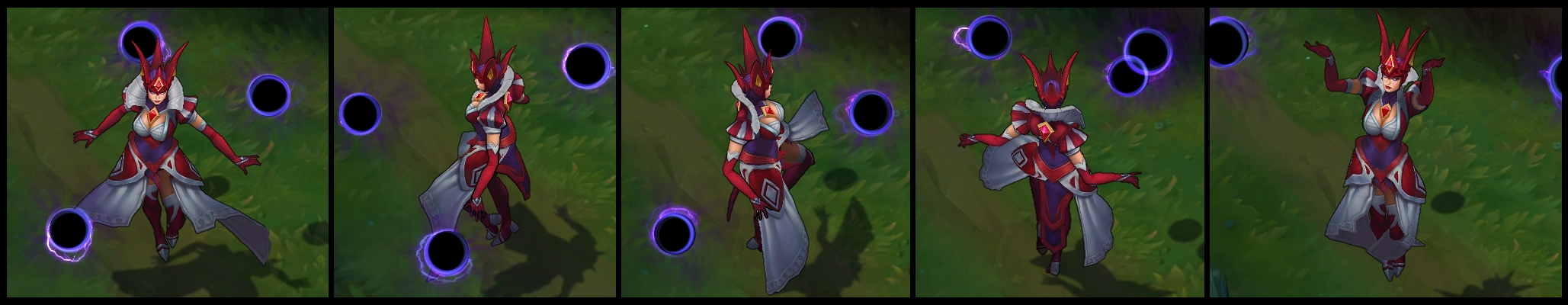 Queen of Diamonds Syndra Poses