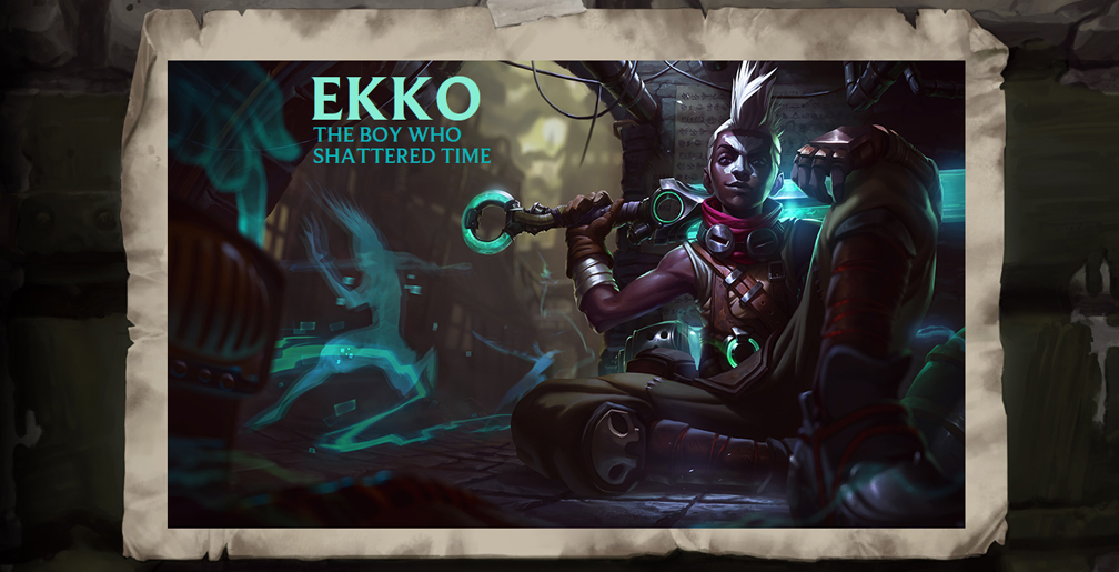 Ekko, the Boy Who Shattered Time  Login Screen - League of Legends 