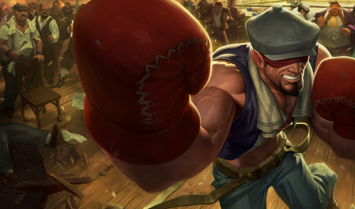 Knockout Lee Sin Splash Art