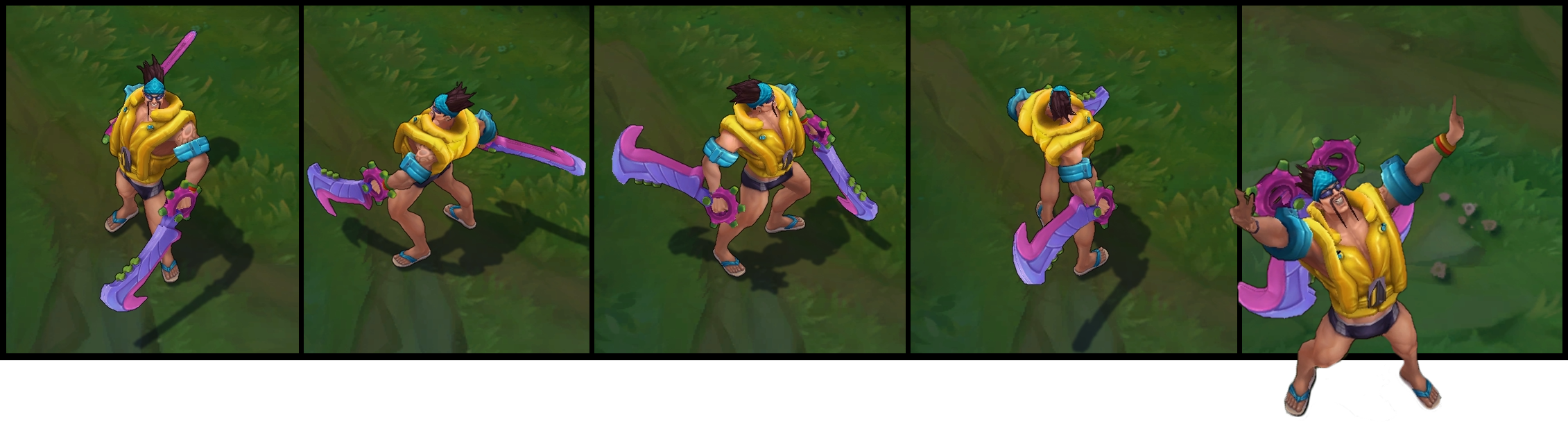Pool Party Draven Poses